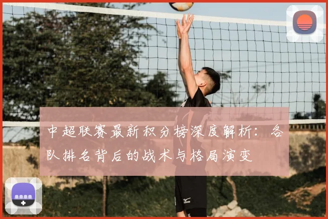 中超联赛最新积分榜深度解析：各队排名背后的战术与格局演变